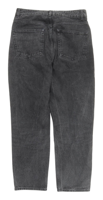 ASOS Women's Black Straight-Leg Jeans Size 8