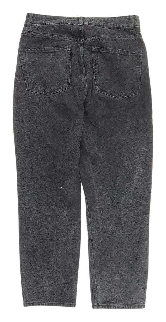 ASOS Women's Black Straight-Leg Jeans Size 8