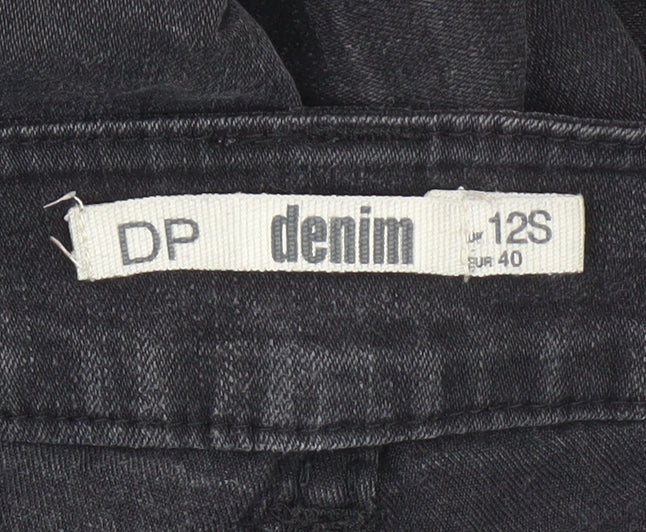DP Women's Black Slim Straight Jeans Size 12S