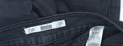 DP Women's Black Slim Straight Jeans Size 12S