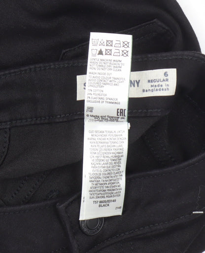 Womens UK Size UK 6 Marks and Spencer Regular Fit Skinny Black Jeans