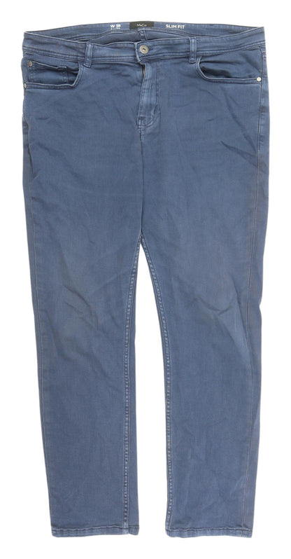 M&Co Men’s Blue Slim Fit Jeans Size 38