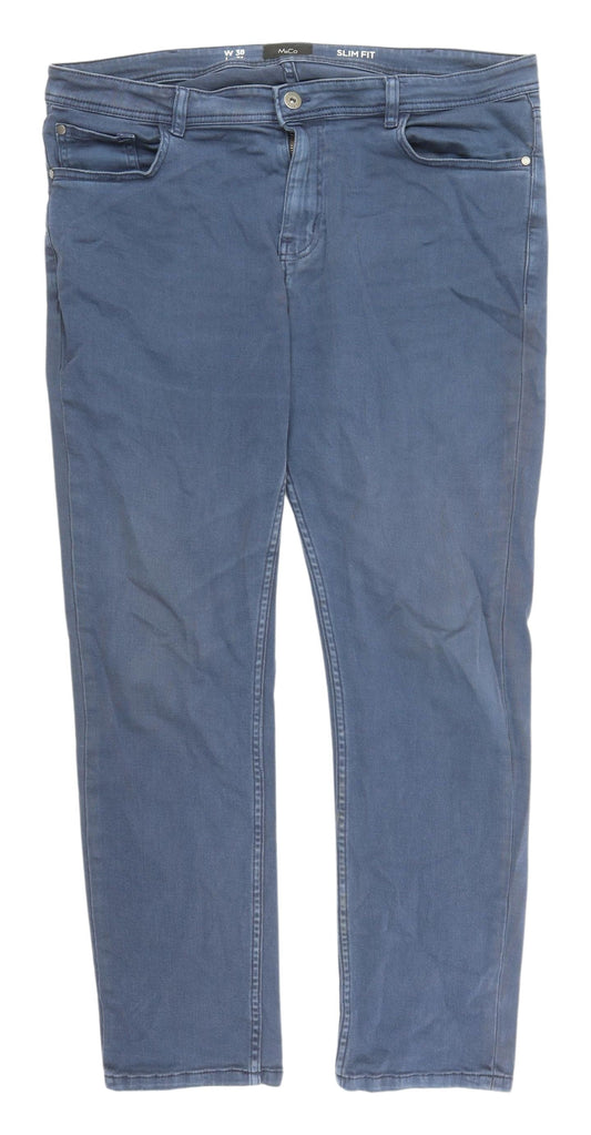 M&Co Men’s Blue Slim Fit Jeans Size 38