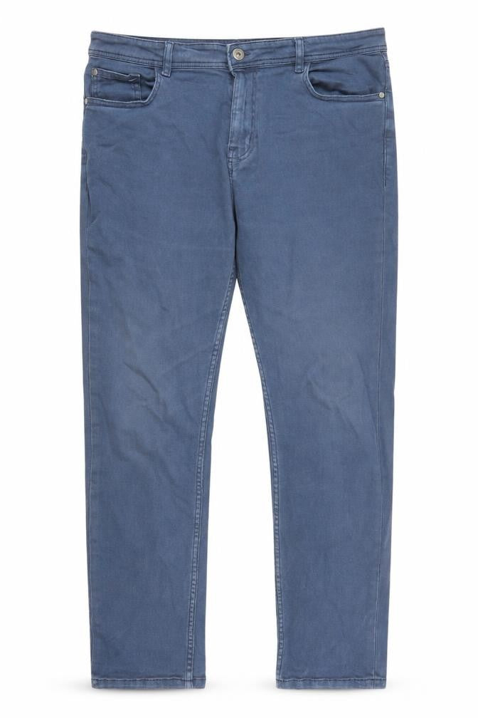 Mens UK Size 38 M&Co Slim Fit Slim Blue Jeans