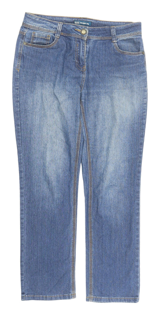 BHS Women’s Blue Straight Jeans Size 12