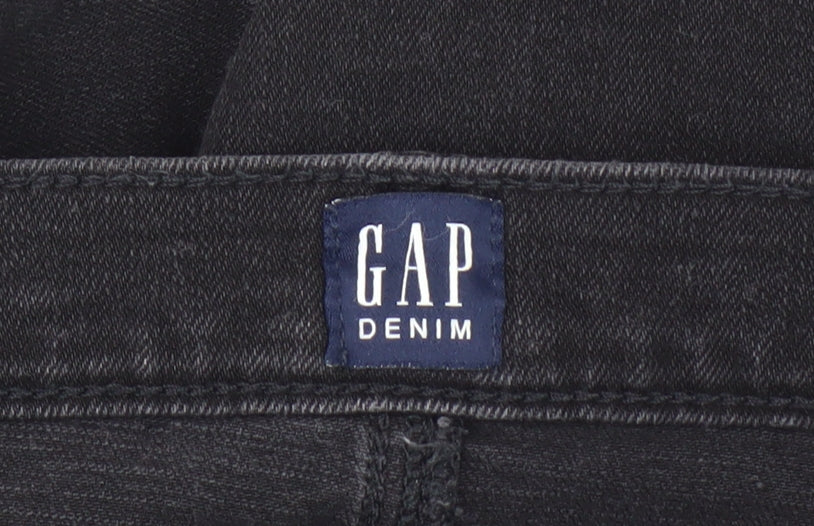 GAP Women's Black Distressed Skinny Jeans Size 6