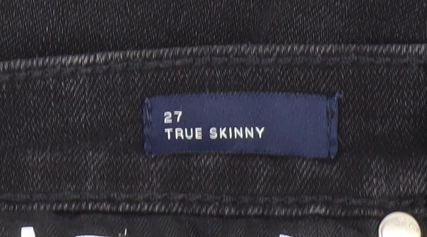 GAP Women's Black Distressed Skinny Jeans Size 6