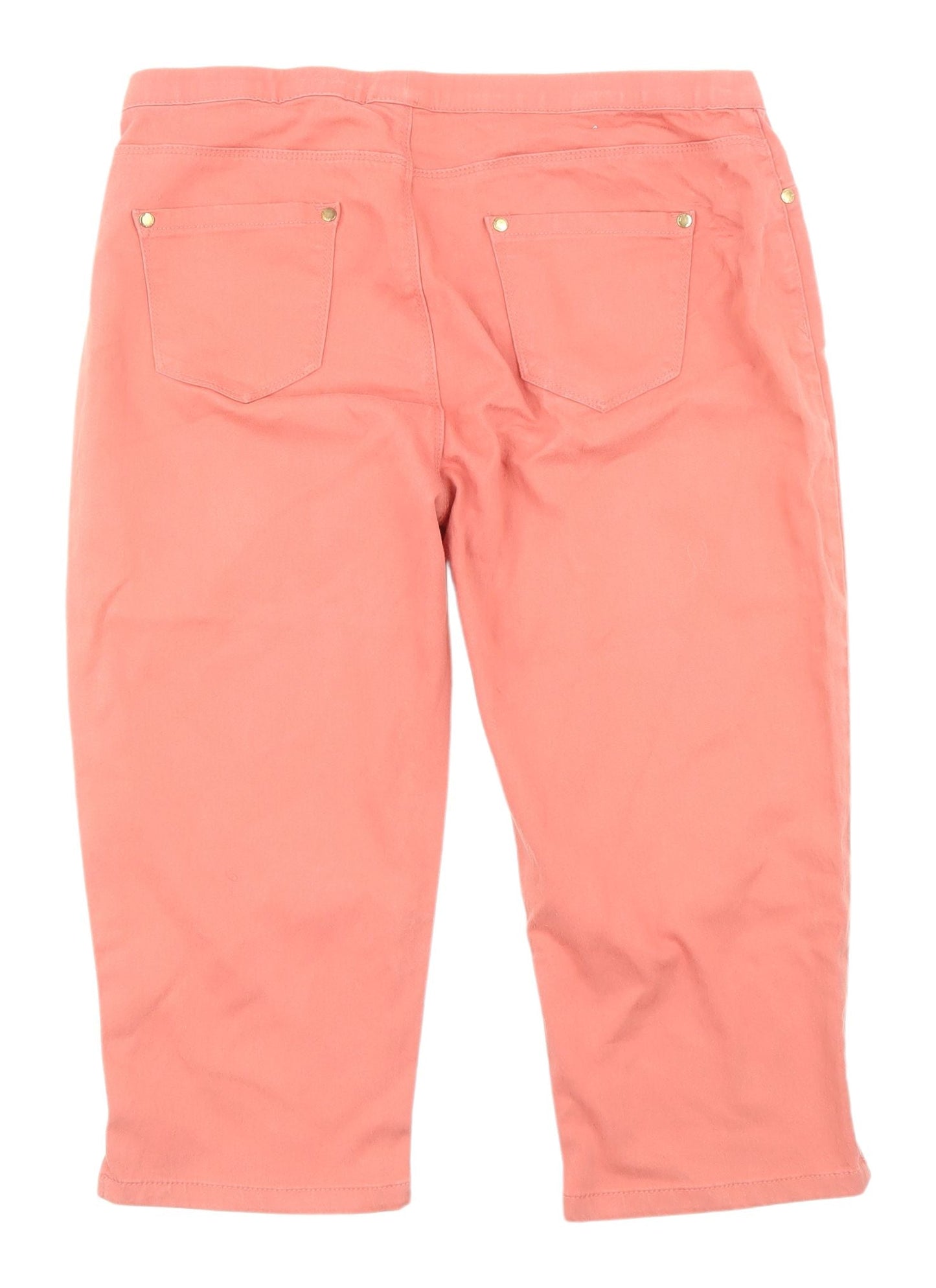 Womens UK Size 14 Jeans  Capri Pink Jeans