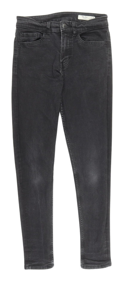 Womens UK Size 8 Marks and Spencer Regular Fit Skinny Black Jeans