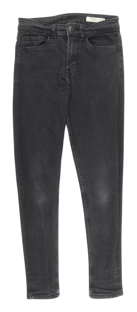 Womens UK Size 8 Marks and Spencer Regular Fit Skinny Black Jeans