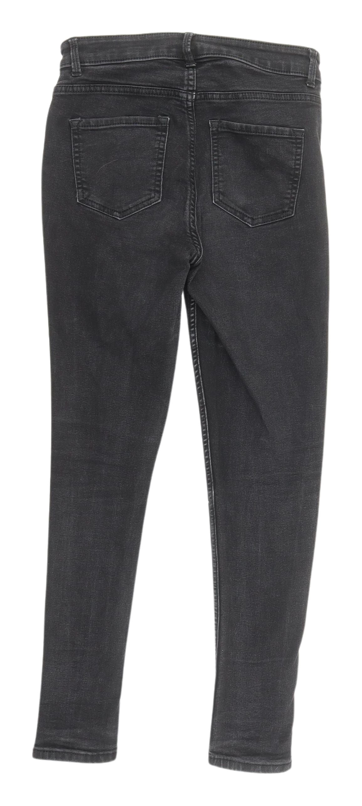 Womens UK Size 8 Marks and Spencer Regular Fit Skinny Black Jeans