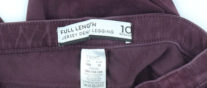 Next Women's Purple Jegging Regular Fit Jeans Size 10