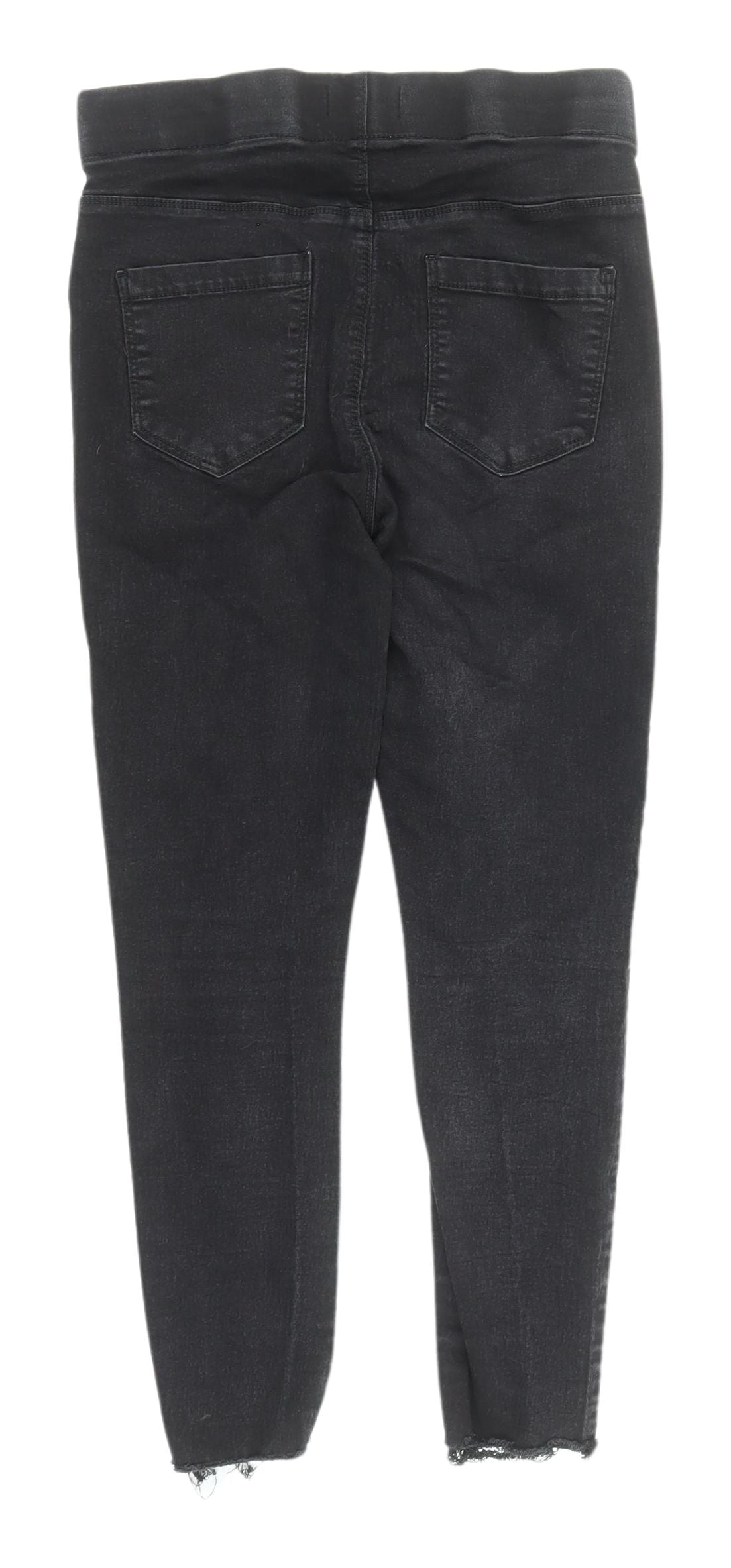 Womens UK Size 8 Denim Slim Fit Jegging Black Jeans