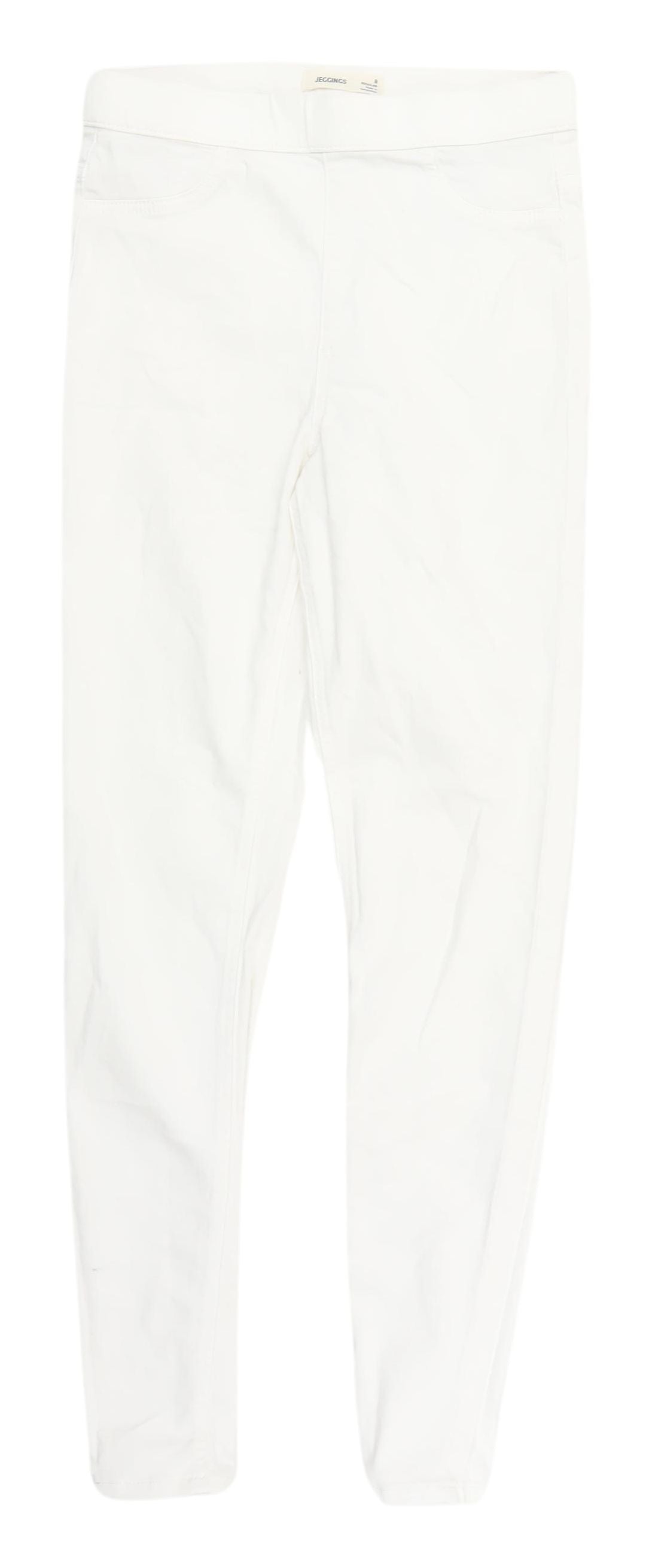 Womens UK Size 8 Marks and Spencer Regular Fit Jegging White Jeans