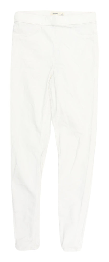 Womens UK Size 8 Marks and Spencer Regular Fit Jegging White Jeans