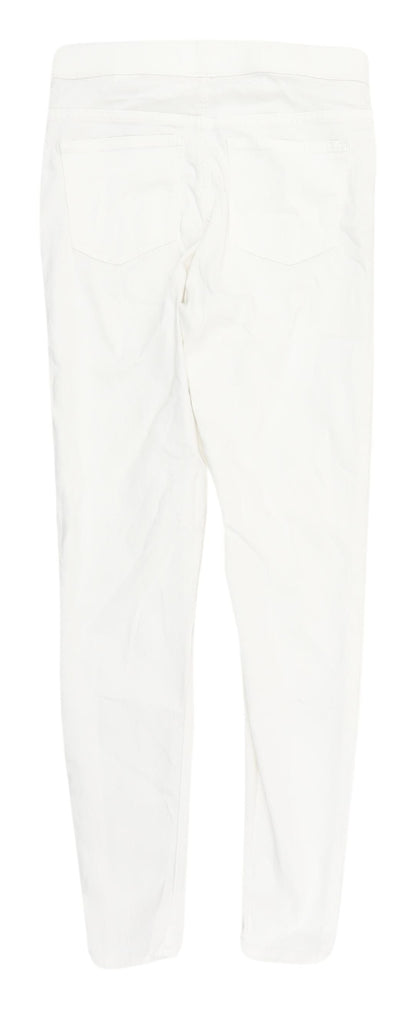 Womens UK Size 8 Marks and Spencer Regular Fit Jegging White Jeans