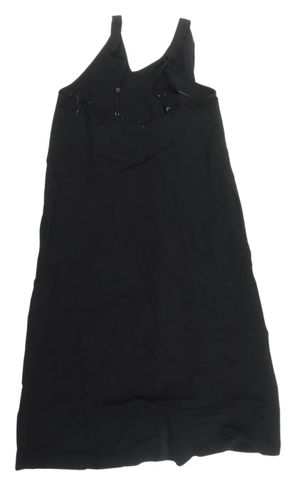 Zara Women's Black Sleeveless Strappy Dress Size 6