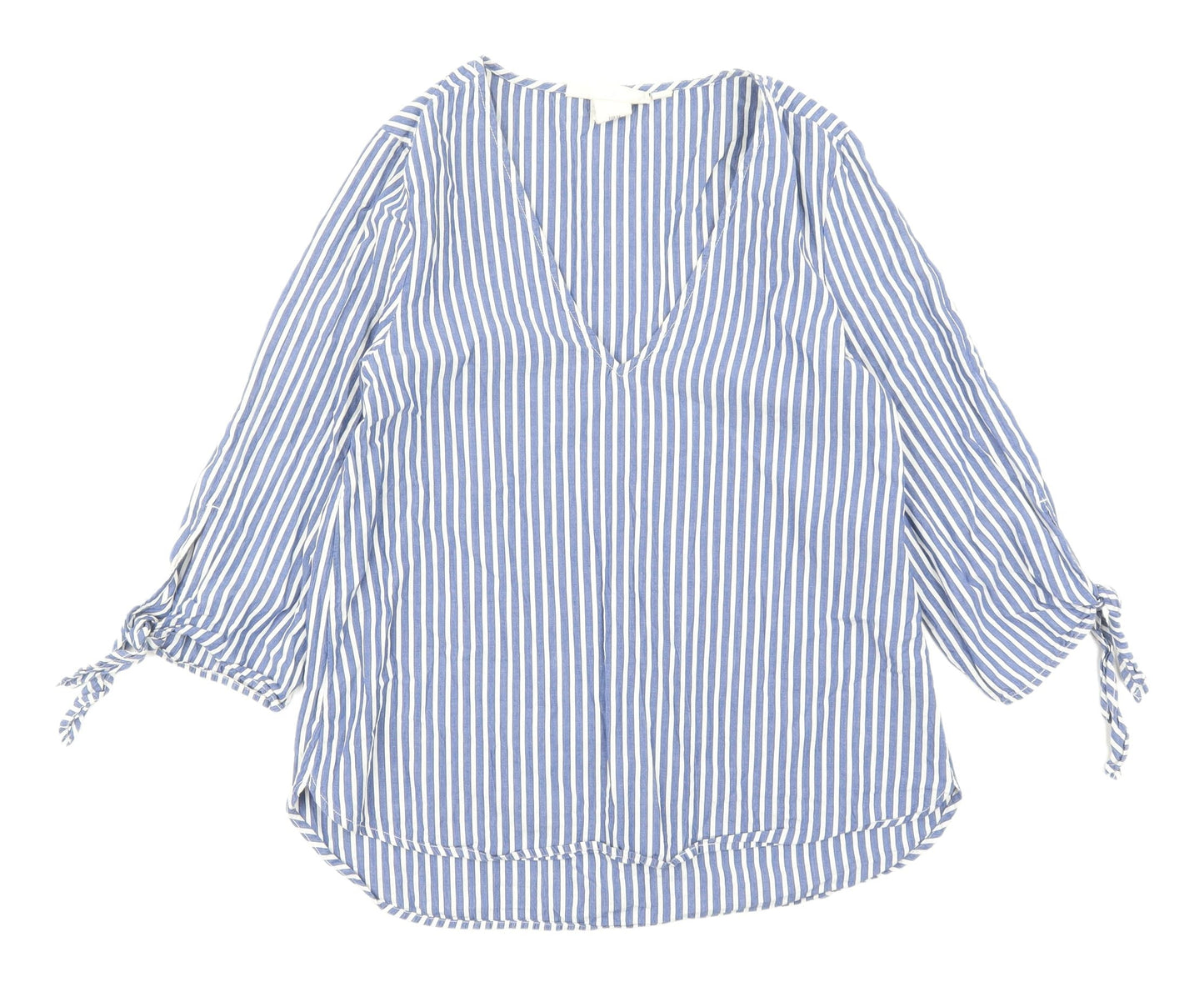 Label of Graded Goods Blue Striped Women’s Tunic Blouse