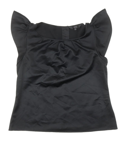 Coast Women's Black Blouse Size 14 Formal Puff Sleeve