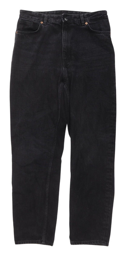 Monki Black Straight Fit Women's Jeans Size 12