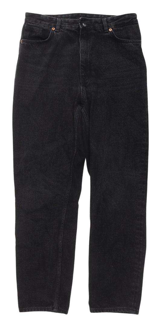 Monki Black Straight Fit Women's Jeans Size 12