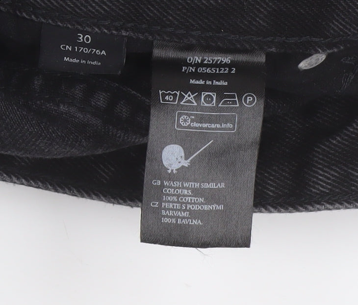 Monki Black Straight Fit Women's Jeans Size 12