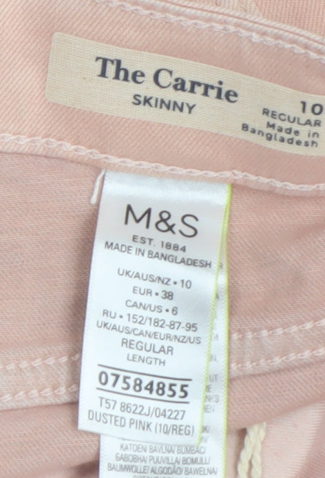 Womens UK Size 10 Marks and Spencer  Jegging Pink Leggings