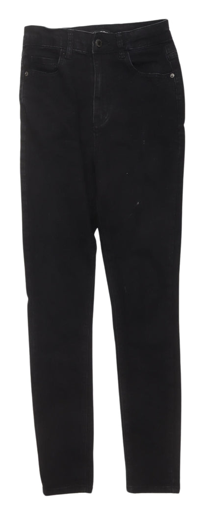 PrettyLittleThing Women's Black Skinny Jeans Size 8