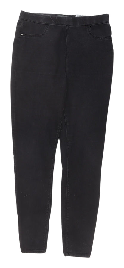 Womens UK Size 10 Papaya Slim Fit Jegging Black Jeans