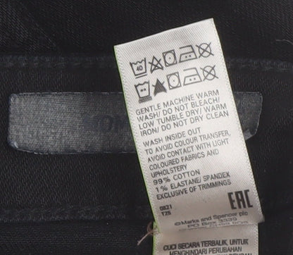 Womens UK Size 6 Marks and Spencer Regular Fit  Black Jeans