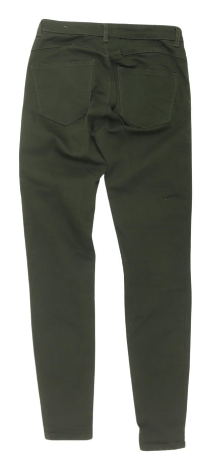 Womens UK Size 8 Terranova Slim Fit Skinny Green Jeans