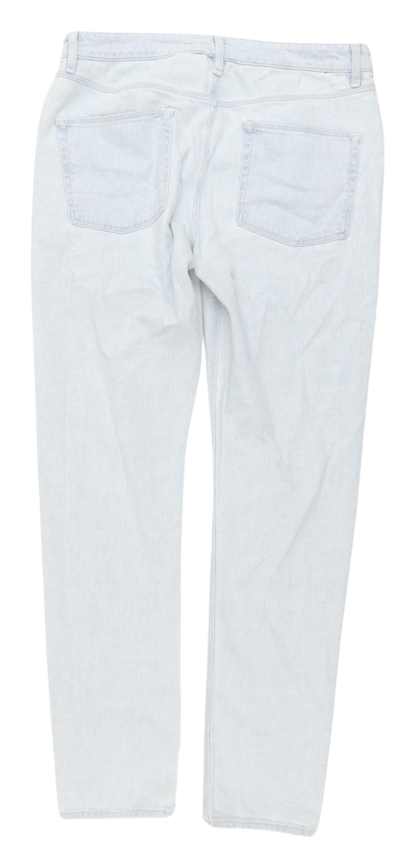 ASOS Men's Light Straight Jeans 34 Regular Denim