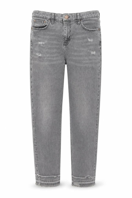 Womens UK Size 10 River Island Regular Fit Straight Grey Jeans