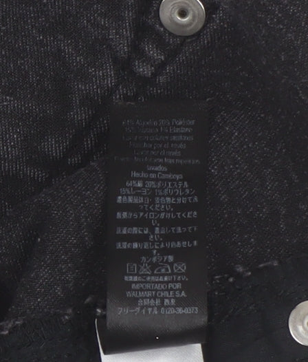 George Women's Black Jeans Size 14, Dark Wash Denim