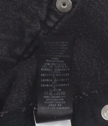 George Women's Black Jeans Size 14, Dark Wash Denim