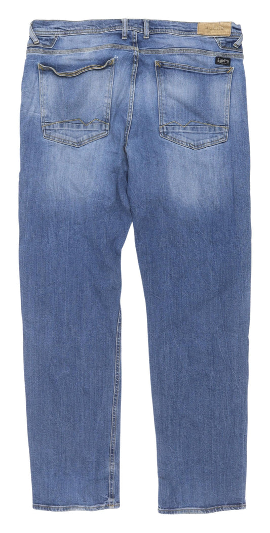 Blend Men's Blue Straight Jeans Size 38 Regular Fit