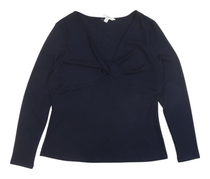 Womens UK Size 18 Marks and Spencer Black Basic Blouse