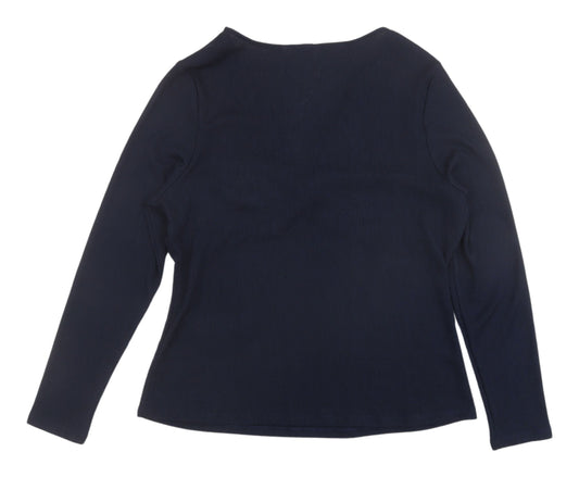 Womens UK Size 18 Marks and Spencer Black Basic Blouse