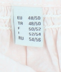 Tchibo Women's Pink Cotton Blouse Size 20
