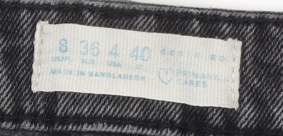 Primark Women’s Grey Straight Denim Jeans Size 8