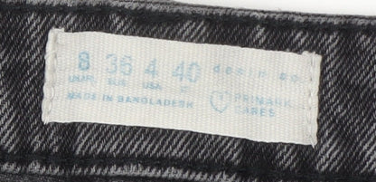Primark Women’s Grey Straight Denim Jeans Size 8