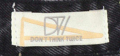 Don't Think Twice Women's Black Straight Jeans Size 8