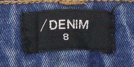 Womens UK Size 12 Denim Regular Fit Straight Blue Jeans