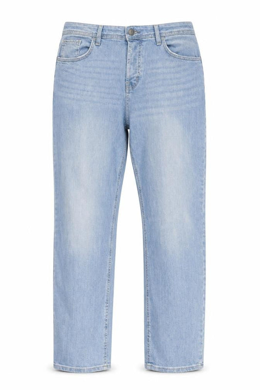 Front view of Denim Co. Blue Relaxed Straight Jeans 36W unisex