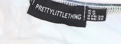 PrettyLittleThing Women's Multicoloured Slip Dress - Size 6