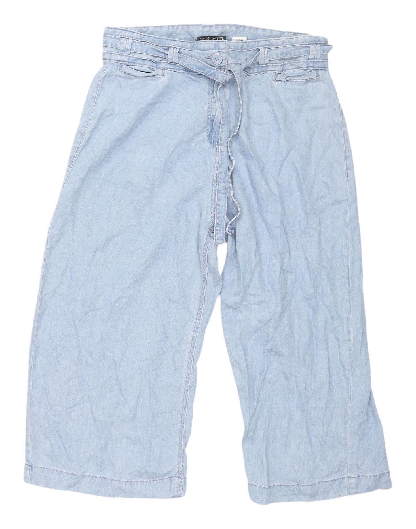 Next Women's Blue Wide-Leg Plus Size Jeans