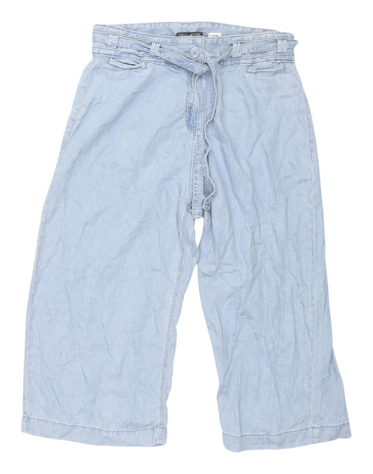 Next Women's Blue Wide-Leg Plus Size Jeans