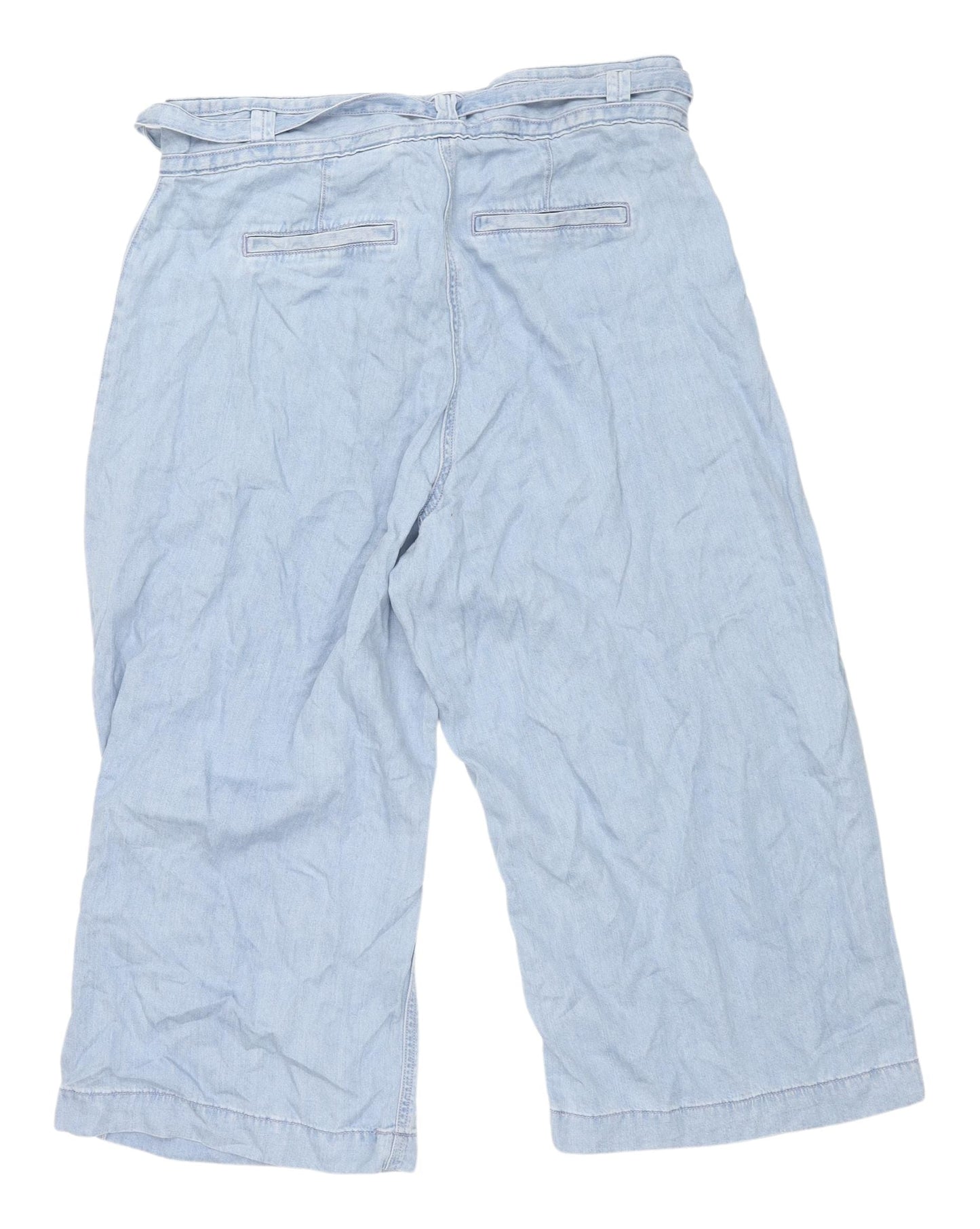 Next Women's Blue Wide-Leg Plus Size Jeans