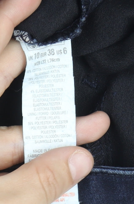 Miss Selfridge Women's Blue Skinny Jeans Size 10