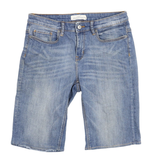 L.O.G.G. Men's Blue Denim Chino Shorts, Size 2